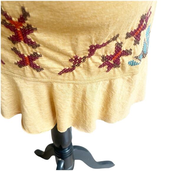 Johnny Was JWLA Tunic Top Women Size S Embroidered Southwest Aztec Boho Western - Picture 4 of 12